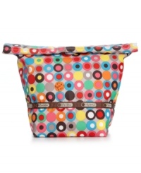 When you're ready to sneak a snack, this LeSportsac lunch bag is the perfect partner in crime. Fully lined interior keeps everything fresh and delicious, while the secure, foldover Velcro closure makes certain your goodies don't go anywhere. When you're ready to sneak a snack, this LeSportsac lunch bag is the perfect partner in crime. Fully lined interior keeps everything fresh and delicious, while the secure, foldover Velcro closure makes certain your goodies don't go anywhere.
