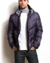 Armani Exchange Printed Down Puffer Coat