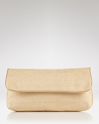 Tap into texture with this chic raffia clutch from Elie Tahari. Ideal for a trip to the tropics or a summer eve in the city, it's on-trend with a bold print and arm full of eclectic bangles. Tap into texture with this chic raffia clutch from Elie Tahari. Ideal for a trip to the tropics or a summer eve in the city, it's on-trend with a bold print and arm full of eclectic bangles.
