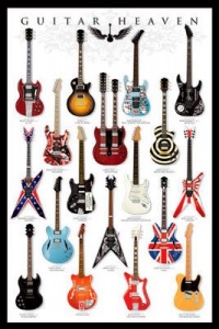 Guitar Heaven Chart of Famous Guitars Music Poster Print - 24x36 Collections Poster Print, 24x36 Poster Print, 24x36 Guitar Heaven Chart of Famous Guitars Music Poster Print - 24x36 Collections Poster Print, 24x36 Poster Print, 24x36