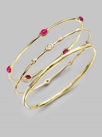 From the Rock Candy® Collection. A delicately crafted piece with five ruby cabochon stations to create a wonderfully unique style. 18k goldRuby cabochonsSlip-on styleDiameter, about 2¾Imported From the Rock Candy® Collection. A delicately crafted piece with five ruby cabochon stations to create a wonderfully unique style. 18k goldRuby cabochonsSlip-on styleDiameter, about 2¾Imported