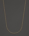 Wear your favorite pendants with this 18K yellow gold ball chain from Temple St. Clair.