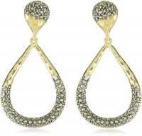 Judith Jack Gold Sea Gold-Plated Sterling Sillver Marcasite Pave Tear Drop Earrings Judith Jack Gold Sea Gold-Plated Sterling Sillver Marcasite Pave Tear Drop Earrings