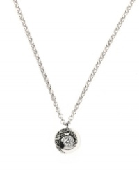 A subtle style that blends effortlessly with any look. Judith Jack's simple circle pendant necklace combines round-cut cubic zirconia (1/3 ct. t.w.) with glittering marcasite. Set in sterling silver. Approximate length: 16 inches. Approximate drop: 3/8 inch. A subtle style that blends effortlessly with any look. Judith Jack's simple circle pendant necklace combines round-cut cubic zirconia (1/3 ct. t.w.) with glittering marcasite. Set in sterling silver. Approximate length: 16 inches. Approximate drop: 3/8 inch.