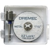 Dremel EZ406 1 1/2-Inch EZ Lock Rotary Tool Cut-Off Wheel and Mandrel Metal Cutting Starter Kit