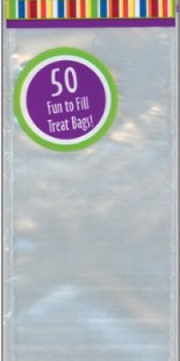 Treat Bags 3x10 50/Pkg-Clear Treat Bags 3x10 50/Pkg-Clear