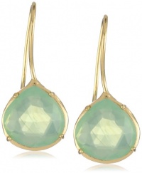Coralia Leets Jewelry Design Riviera Collection Mini French Wire Prong Earrings Chrysophase Coralia Leets Jewelry Design Riviera Collection Mini French Wire Prong Earrings Chrysophase