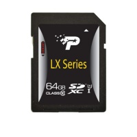 Patriot LX Series 64 GB SDXC Class 10 Flash Memory Card PSF64GSDXC10 Patriot LX Series 64 GB SDXC Class 10 Flash Memory Card PSF64GSDXC10