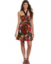 Wrapper Beaded Bustier Halter Dress