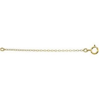 14k Yellow Gold Chain Necklace Extender and Safety Chain 14k Yellow Gold Chain Necklace Extender and Safety Chain
