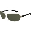 Ray-Ban RB3379 Active Lifestyle Outdoor Sunglasses/Eyewear w/ Free B&F Heart Sticker Bundle - Gunmetal/G-15 XLT / Size 64mm