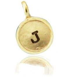 Lucky Feather Charm Builder Letter Coin Charm - Initial J Lucky Feather Charm Builder Letter Coin Charm - Initial J