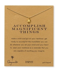 Reach for the stars with Dogeared's delicate celestial-trimmed necklace. Whatever your goals, wear this meaningful token as a reminder that magnificence is always close. Reach for the stars with Dogeared's delicate celestial-trimmed necklace. Whatever your goals, wear this meaningful token as a reminder that magnificence is always close.