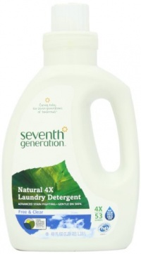 Seventh Generation Liquid Laundry 4x, Free and Clear, 40 Fl Oz. 2 Count Seventh Generation Liquid Laundry 4x, Free and Clear, 40 Fl Oz. 2 Count