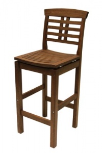 Outdoor Interiors 10030 Eucalyptus Hi Back Bar Chair Outdoor Interiors 10030 Eucalyptus Hi Back Bar Chair