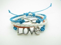 Blue Rope Adjustable Infinity Wish Love Bacelet Vintage Silver Karma Bracelet,infinity Wish Bracelet and Silver Love Bacelet Cuff Bracelet Vintage Bracelet Leather Bracelt 952s Blue Rope Adjustable Infinity Wish Love Bacelet Vintage Silver Karma Bracelet,infinity Wish Bracelet and Silver Love Bacelet Cuff Bracelet Vintage Bracelet Leather Bracelt 952s