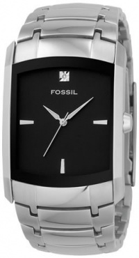 Fossil Men's FS4156 Stainless Steel Bracelet Black Analog Dial Watch Fossil Men's FS4156 Stainless Steel Bracelet Black Analog Dial Watch