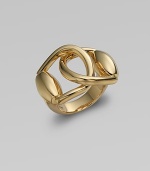 From the Horsebit Collection. An elegant style in radiant 18k gold. 18k goldWidth, about ¾Made in Italy 