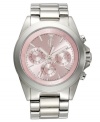 Make classic style all your own with the pretty pink dial on this boyfriend-inspired Stella watch by Juicy Couture.