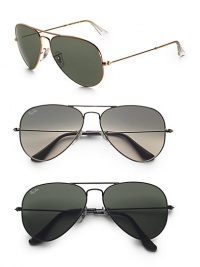 The original favorites with metal frame. Available in gold with green lens, silver with smoke lens or black with dark green lens. UV400 lens 100% UV protective Made in Italy The original favorites with metal frame. Available in gold with green lens, silver with smoke lens or black with dark green lens. UV400 lens 100% UV protective Made in Italy
