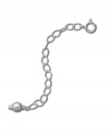 Is your favorite necklace a little too snug? Make it the perfect length with Giani Bernini's versatile necklace chain extender. Matches perfectly with all sterling silver necklaces. Simply add to any chain clasp. Approximate length: 2 inches.