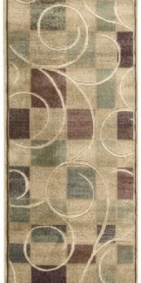 Nourison Interpretations Beige Geometric 2-Feet by 2.9-Feet Polyacrylic Area Rug Nourison Interpretations Beige Geometric 2-Feet by 2.9-Feet Polyacrylic Area Rug