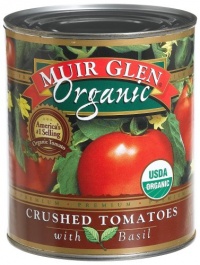 Muir Glen Organic Crushed Tomato with Basil, 28-Ounce Cans (Pack of 12) Muir Glen Organic Crushed Tomato with Basil, 28-Ounce Cans (Pack of 12)