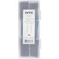 NTE Heat Shrink 2:1 Black Assorted Sizes 2-1/2 158 Pc. Box NTE Heat Shrink 2:1 Black Assorted Sizes 2-1/2 158 Pc. Box
