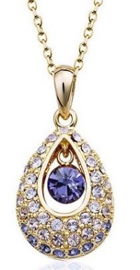 Swarovski Crystal Princess Teardrop Pendant Necklace 19-CN9038P Swarovski Crystal Princess Teardrop Pendant Necklace 19-CN9038P
