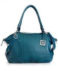 Lady-like with elegant accents, this Style&co. satchel stylishly totes your everyday essentials with ease. The pretty quilted pattern is the perfect backdrop for subtle stud detailing and signature charm. It's the ideal accessory for any occasion. Lady-like with elegant accents, this Style&co. satchel stylishly totes your everyday essentials with ease. The pretty quilted pattern is the perfect backdrop for subtle stud detailing and signature charm. It's the ideal accessory for any occasion.