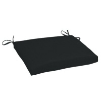 Strathwood Gibranta Hardwood Arm Chair Polyester Cushion, Solid Black Strathwood Gibranta Hardwood Arm Chair Polyester Cushion, Solid Black