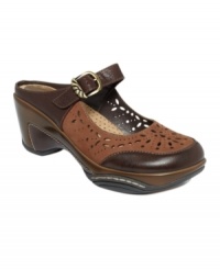 Rock it. The Memoir Mules from White Mountain present laser-cut detailing over a sweet rounded platform. Coordinate these Western-inspired cuties with any wide-leg pants for a Bohemian look. Rock it. The Memoir Mules from White Mountain present laser-cut detailing over a sweet rounded platform. Coordinate these Western-inspired cuties with any wide-leg pants for a Bohemian look.