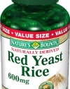 Nature's Bounty Red Yeast Rice 600mg / 180 Capsules