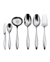 Set the table with quality and style in mind. Crafted in 18/10 stainless steel, Oneida's Asteria hostess set promises lasting silver shine and unparalleled durability with an easy grace and sleek fluidity to match any dinnerware and decor. Set the table with quality and style in mind. Crafted in 18/10 stainless steel, Oneida's Asteria hostess set promises lasting silver shine and unparalleled durability with an easy grace and sleek fluidity to match any dinnerware and decor.