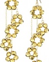 Jamie Kole Classic 14k Gold Fill Swarovski Crystal 5 Circle Earrings