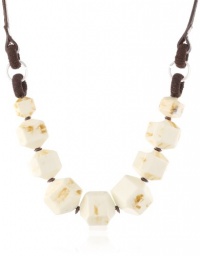 Kenneth Cole New York Urban Naturals Ivory Geometric Bead Necklace, 20 Kenneth Cole New York Urban Naturals Ivory Geometric Bead Necklace, 20