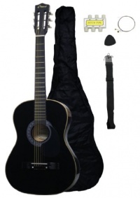 MG38-BK 38 Acoustic Guitar Starter Package, Black MG38-BK 38 Acoustic Guitar Starter Package, Black