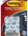 Command Large Cord Clips, Clear, 2-Clip, 6-Pack