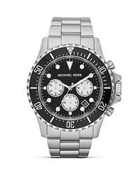 High impact accessories are on our radar. Perfect the look with this stainless steel watch from MICHAEL Michael Kors, featuring chronograph movement and hard-wearing bracelet. High impact accessories are on our radar. Perfect the look with this stainless steel watch from MICHAEL Michael Kors, featuring chronograph movement and hard-wearing bracelet.