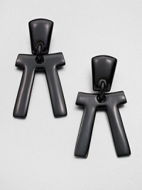 Offering abstract style, horn earrings guaranteed to garner compliments.HornDrop, about 4Imported Offering abstract style, horn earrings guaranteed to garner compliments.HornDrop, about 4Imported