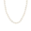 14k White Gold 8.5-9mm White Freshwater Cultured AA Quality Pearl Necklace, 24