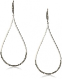 Judith Jack Silver Sea Sterling Silver and Marcasite Elongated Tear Drop Earrings Judith Jack Silver Sea Sterling Silver and Marcasite Elongated Tear Drop Earrings