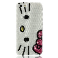 Slim 3D Bling Crystal Hello Kitty iPhone Case for iPhone 5 (Package includes: soft pouch, screen protector, extra crystals) Slim 3D Bling Crystal Hello Kitty iPhone Case for iPhone 5 (Package includes: soft pouch, screen protector, extra crystals)