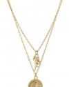 The Vatican Library Collection Delicate Inspirations Angel and Cross Necklace