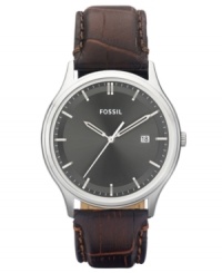 Put your trust in this Ansel collection watch by Fossil and look sharp on those special occasions. Put your trust in this Ansel collection watch by Fossil and look sharp on those special occasions.