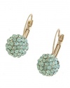 Trendy Jewelry - CRYSTAL BALL EARRINGS - By Fashion Destination (Aqua)