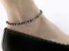 Magnetic Hematite Ankle Bracelet Anklet, 9.5  - 1 anklet