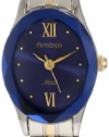 Armitron Women's 753769BLTT NOW Two-Tone Expansion Band with an Oval Blue Dial Dress Watch