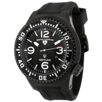 Swiss Legend Men's 21818P-BB-01 Neptune Collection Black Textured Rubber Watch Swiss Legend Men's 21818P-BB-01 Neptune Collection Black Textured Rubber Watch