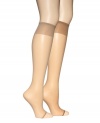 Rock your open-toe pumps without sacrificing comfort with Berkshire's toeless, knee-high sheers.